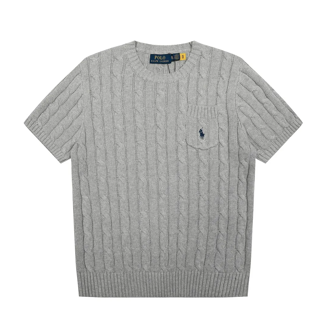 P154 💰 "Top quality" Style number: DS222# (not off the shelves all year round) [Ralph Lauren round neck pocket style solid color pony embroidered logo knitted short sleeves] ✅Ralph Lauren Ralph Lauren classic basic pocket all-match style goddess knitted short sleeves for all seasons ✅Main supplier platform live broadcast Wholesale entity Replenish when out of stock Not off the shelf ✅ZP quality 1:1 version Scan the code to enter the GF website Counter quality ✅Details and quality are the only one in Guangzhou. Imported quality cotton yarn, focusing on high-end, cost-effective, good quality needless to say. ✅The version is restored to the original order. The maximum size can be worn up to 160 pounds. Loose, comfortable and stress-free. ✅The upper body is simple and easy to match. A must-have for goddess ootd. Good-looking clothes are never picky. A must-have in the goddess’ wardrobe. Size: S-XL. Color: White, almond, purple, orange, gray, yellow, black, khaki, pink, navy, rose, green. Chinese red olive green light blue white label light blue blue label